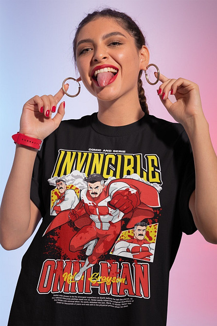 Футболка чоловіча з аніме принтом Емповермент Лгбтк Суппорт Пріде оверсайз (S/M/L) Чорний AnimeJ0440 Дніпро - фото 1