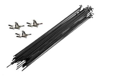 Спиця велосипедна (L-248mm, 14G) (144шт) (чорні) Мукачево - фото 1