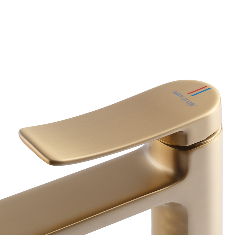Змішувач для умивальника Mixxus Premium DALI 001 NUT Brushed Gold   ( MI6762 ) 34982 Харків - фото 4