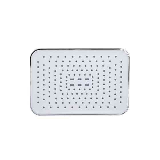 Лійка для верхнього душу Qtap Hlavova 260x180 мм прямокутна QTHLA107CRM45785 Chrome/White Київ