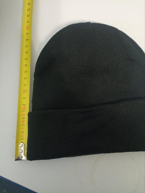 Шапка трикотажна акрилова чорна "ArtMas" Київ - фото 4