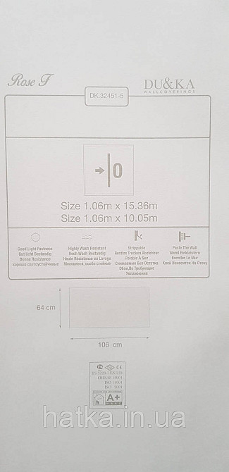 Шпалери вінілові на флізеліні гарячого тиснення DUKA Selective 1.06x10 однотонні під тканину льон матові світло-зелені 32451-5 Київ - фото 3