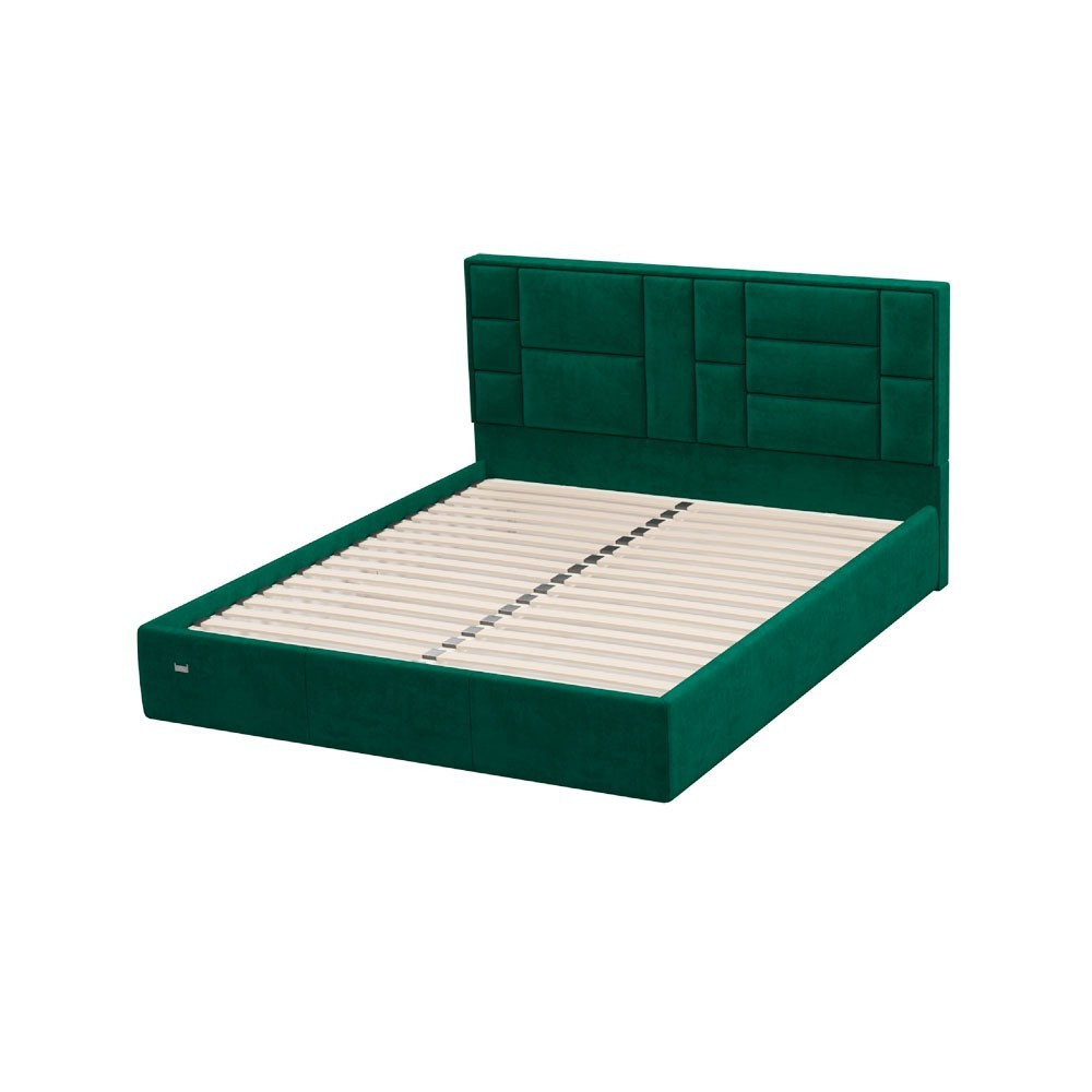 Кровать TaurusDesign Bagheera VIP с дополнительной металлической цельносварной рамой 180x190 зеленый Киев - изображение 5