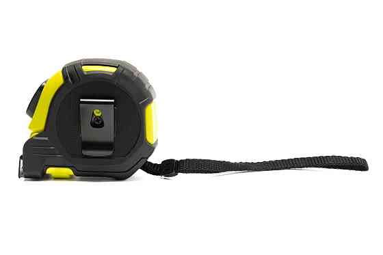 WERTVOLL Рулетка WERTVOLL 8 м×25 мм дві кнопки AUTOSTOP покриття TPR нейлонове покриття протико Київ