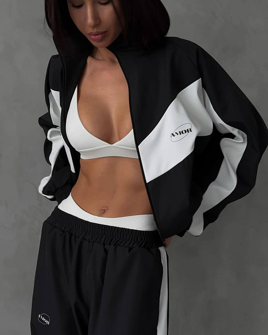 Жіночий стильний оверсайз костюм двійка  плащівка Еммі + підклад спорт Одеса - фото 2