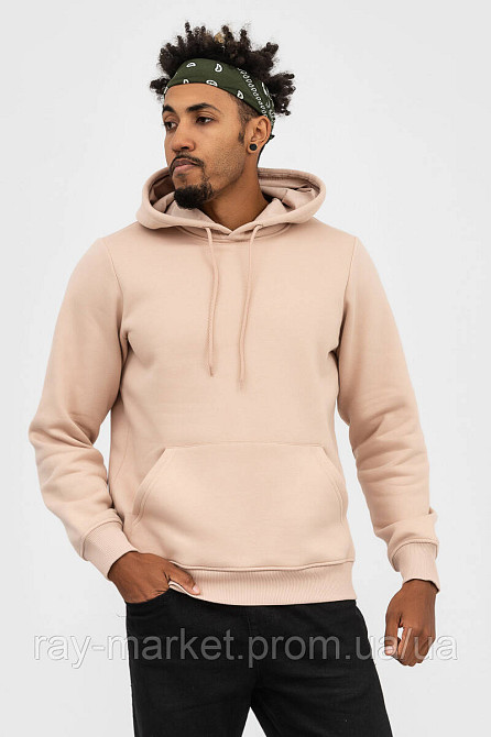 Набор мужское худи утепленное 2шт RAY BASIC Бежевый/Бордовый (U0401M-Cream-Burgundy) XL Киев - изображение 5