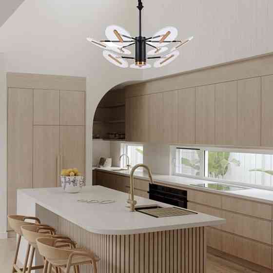 Люстра світлодіодна акрилова Sirius N 3713-B-6+3 (80W) Коломия