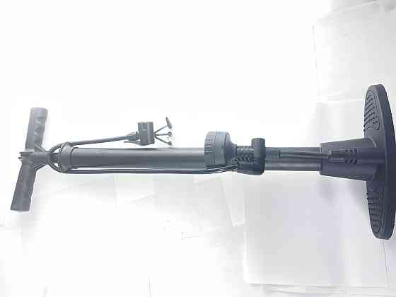 Насос ручний (з манометром на 7кг/см2) (чорний) OP Мукачево