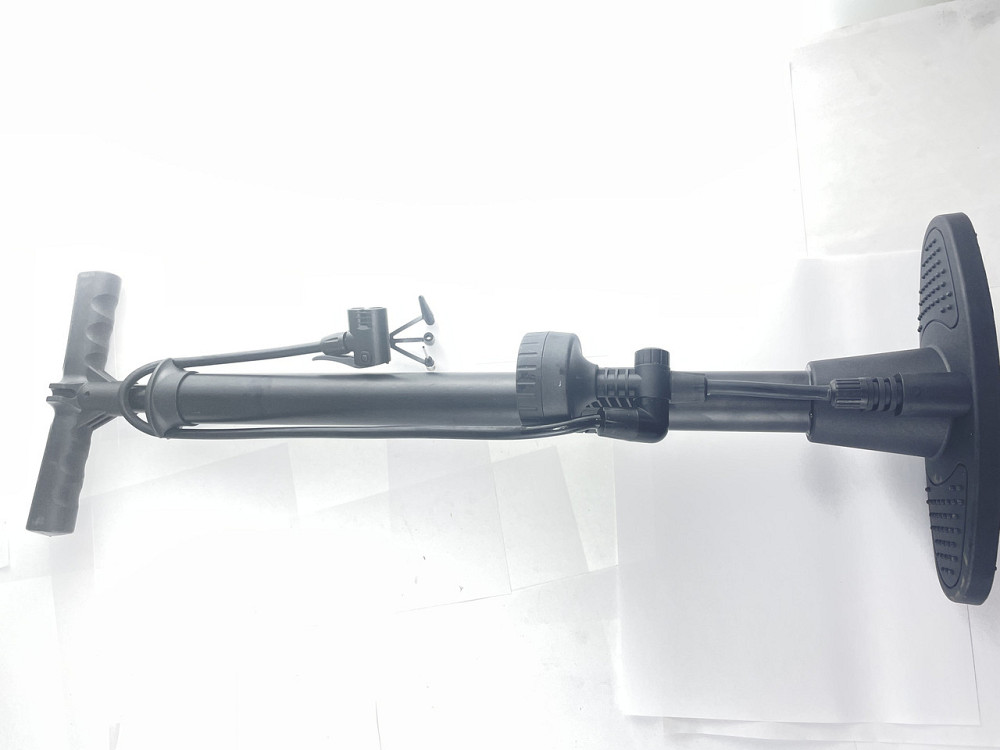 Насос ручний (з манометром на 7кг/см2) (чорний) OP Мукачево - фото 1