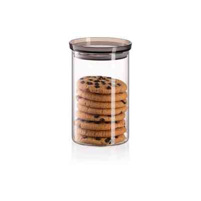 Емкость для сыпучих продуктов Ardesto Fresh стекло, пластик 900 мл (AR1309SF) Винница