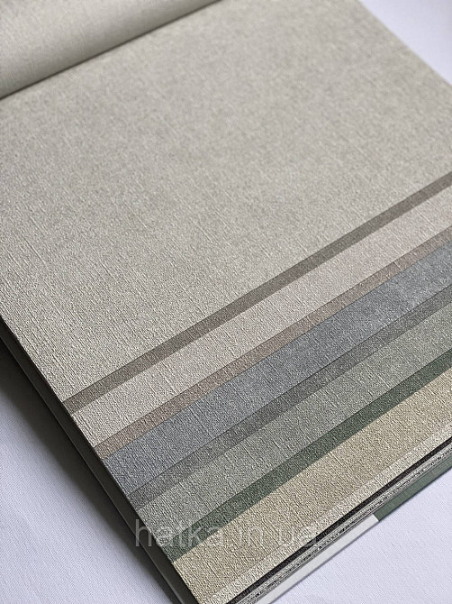 Шпалери вінілові на флізеліні AS creation Amber метрові однотонні структурні під тканину матові світло-бежеві Київ - фото 7