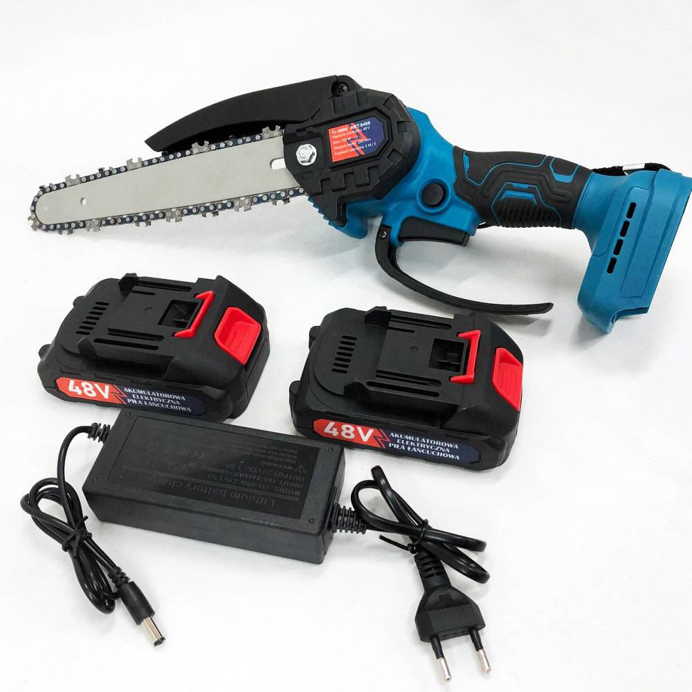 Электропила для веток деревьев в саду Domotec, Пила с аккумулятором для мастера, Мини-пила в кейсе CU-14 Ивано-Франковск - изображение 3