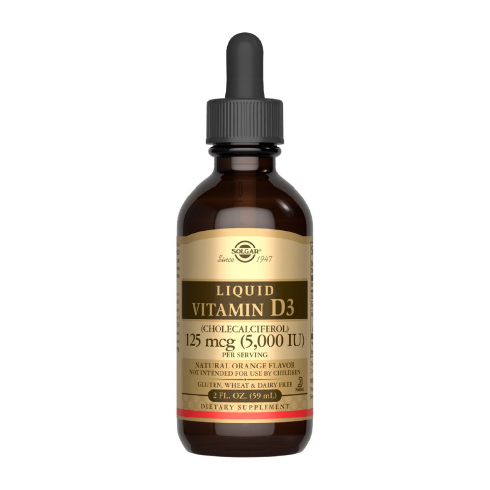 Жидкий витамин Д3 Solgar Liquid Vitamin D3 5000 IU 59 мл апельсин Киев - изображение 3