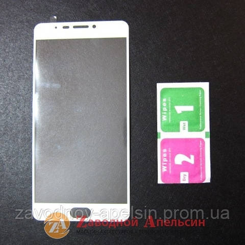 Защитное стекло Meizu M3 Max GLASS full полное бел Одесса - изображение 2