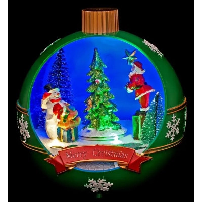 Прикраса декоративна Luville Collectables Куля Новорічна 18.5 х 17 см Зелена (8718861435313GREEN) Вінниця - фото 2