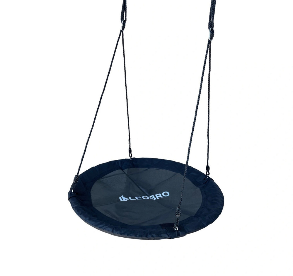 Качеля гнездо подвесная садовая LEOBRO 100 см (черная) (SW100-BLACK) качели Киев - изображение 2