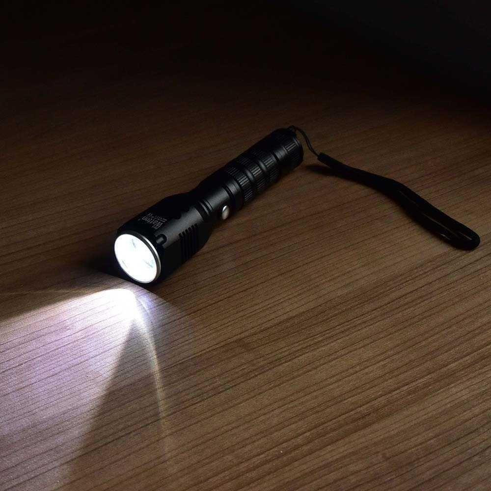 Тактический светодиодный аккумуляторный фонарь Watton WT-087, ручной фонарик в алюминиевом корпусе Каменец-Подольский - изображение 4