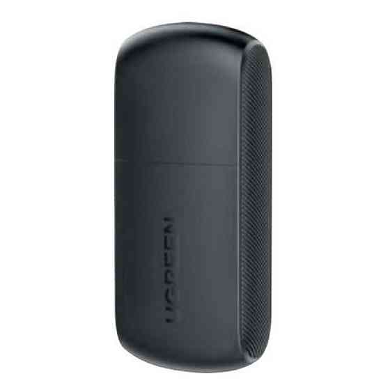 Дводіапазонний бездротовий Wi-Fi USB адапттер Ugreen AC650 2,4 ГГц CM448 20204 (Чорний) Николаев