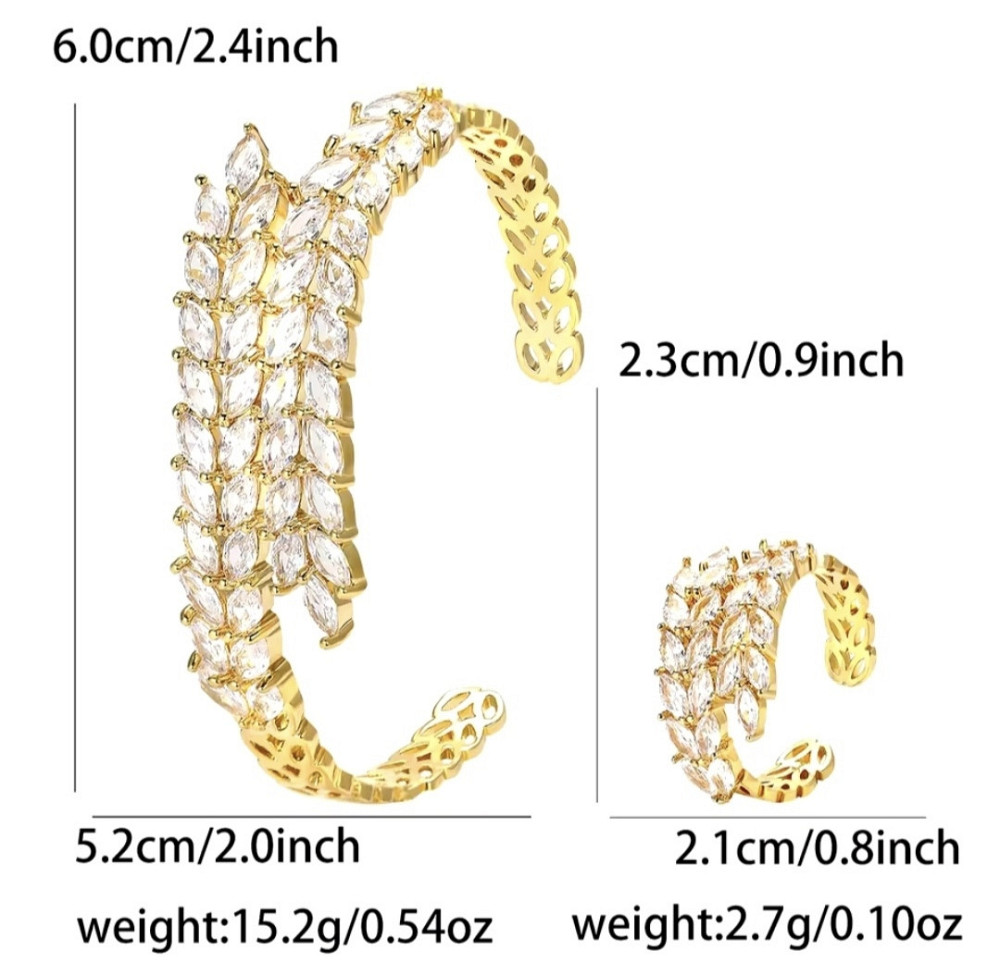 Браслет + каблучка жовто-блакитні колоски Смела - изображение 4