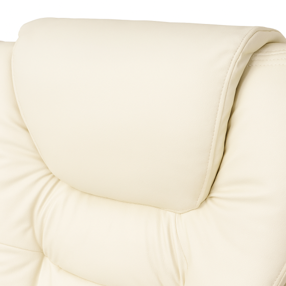 Крісло офісне Diego D2 молочне Київ