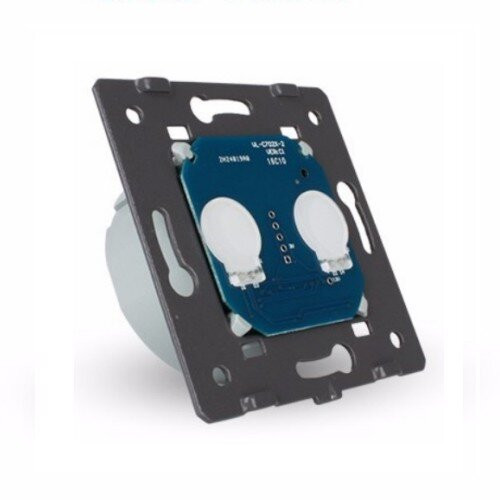 Сенсорний вимикач LIVOLO, 2-сенсорний, 5А 230В, без нейтралі (VL-FC2-2G) Коломыя - изображение 6