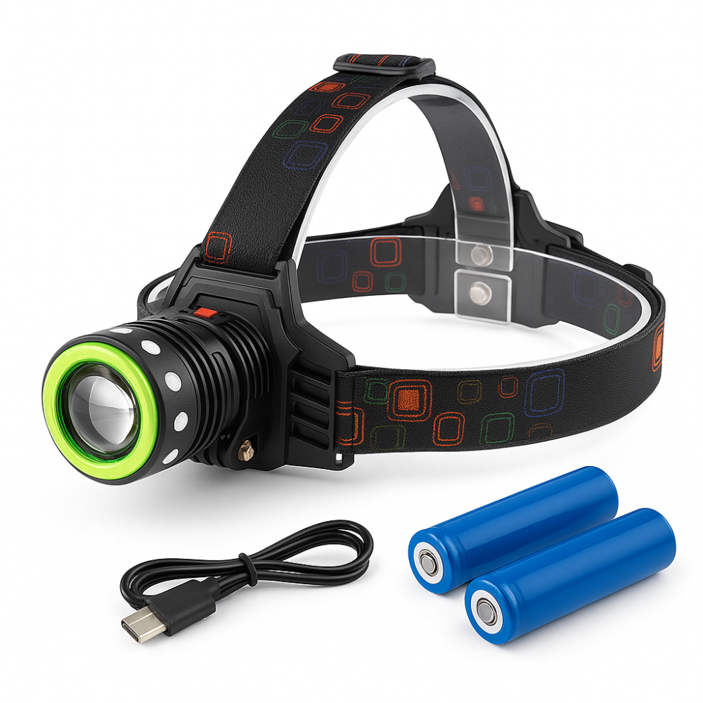 Світлодіодний ліхтар з кріпленням на голову, Налобні ліхтарі для активних людей, Налобна лампа XZ-60 Львів - фото 13