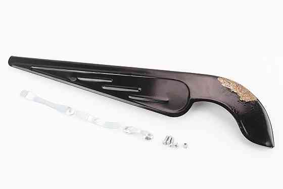 УЦІНКА велоаксесуари Захист ланцюга на 26-28" сталевий, чорний (наліт іржі, потертості, частково облуплена фарба див. фото) Київ