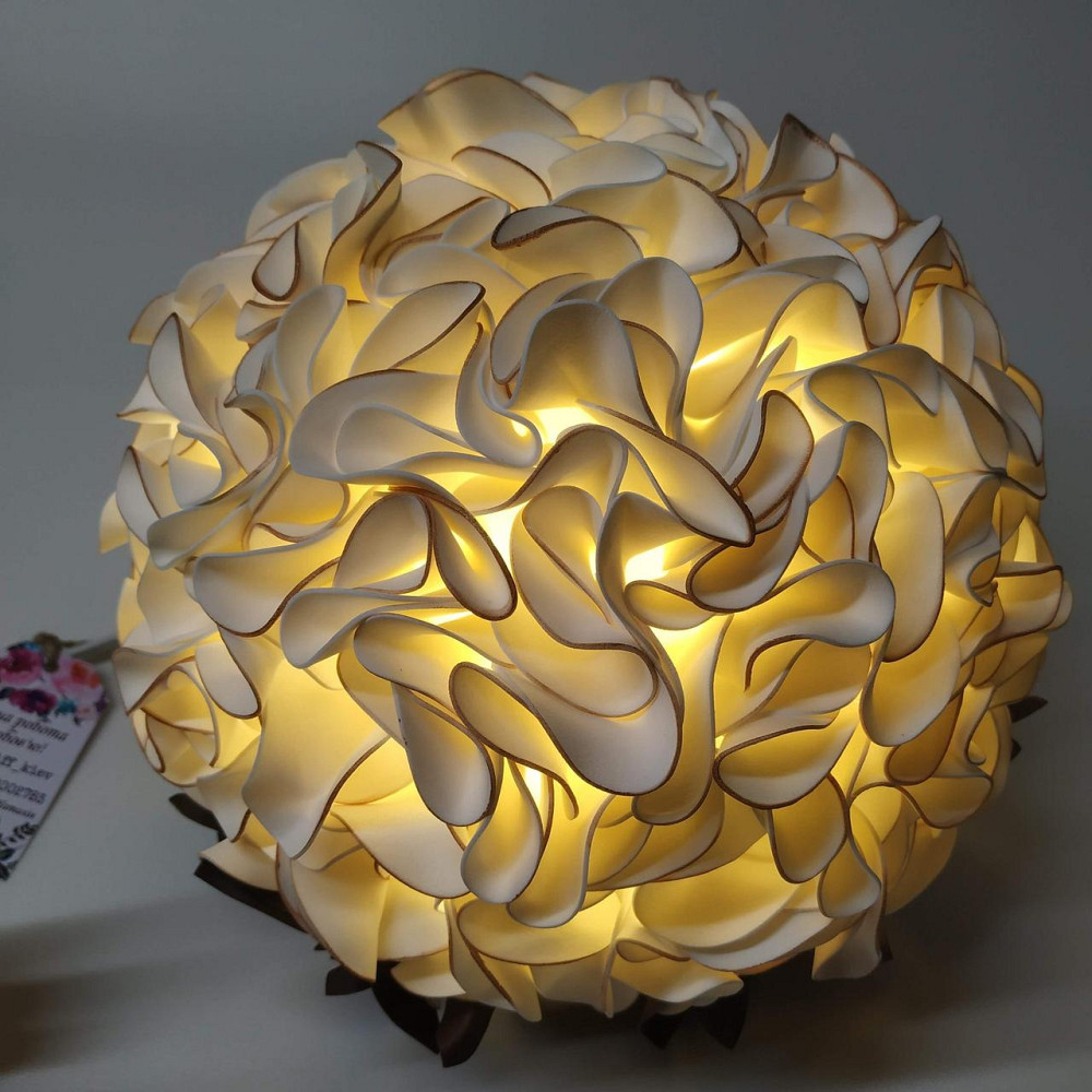 Світильник-нічник "Гортензія Білий шоколад" Дніпро - фото 1