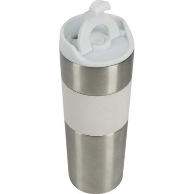 Термокружка Bergner Coffee & tea lovers 460 мл White (BG-37789-WH) Винница - изображение 2