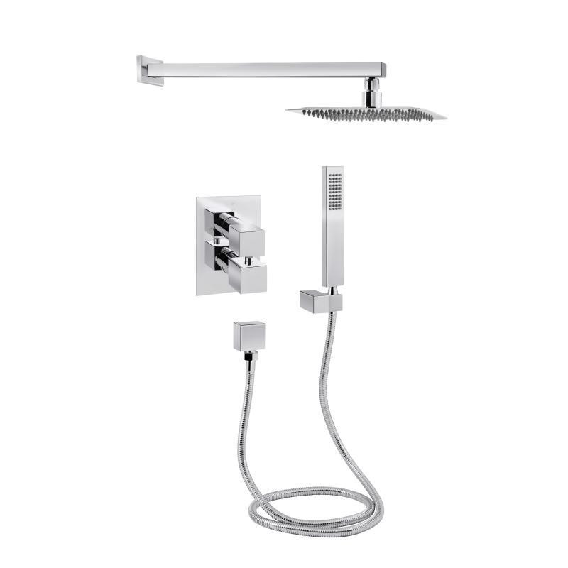 Душова система прихованого монтажу з термостатом Qtap Aquarius 65T103NGC Київ - фото 1