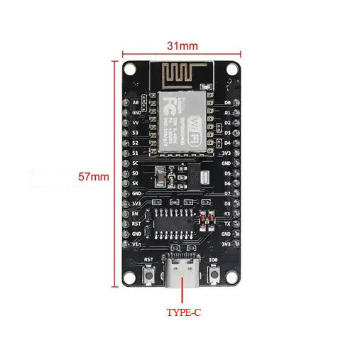 LoLin v3 NodeMcu Lua Wi-Fi ESP8266 CH340C универсальная плата разработчика с USB-UART Киев - изображение 4