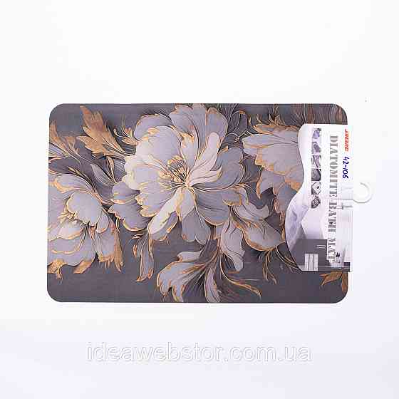 Килимок з 3D-принтом Baroque 58*38 см діатомітовий Yiwu HP-42-106 Київ