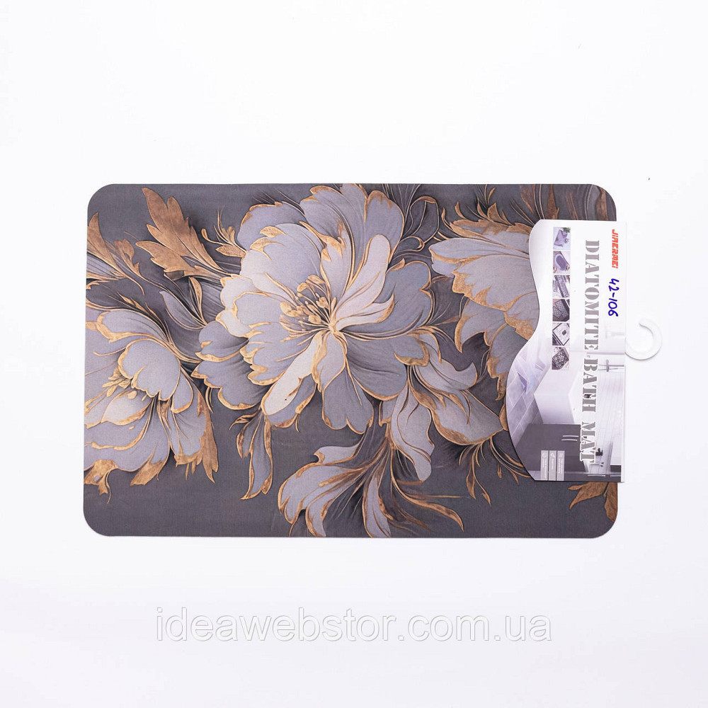 Килимок з 3D-принтом Baroque 58*38 см діатомітовий Yiwu HP-42-106 Київ - фото 4