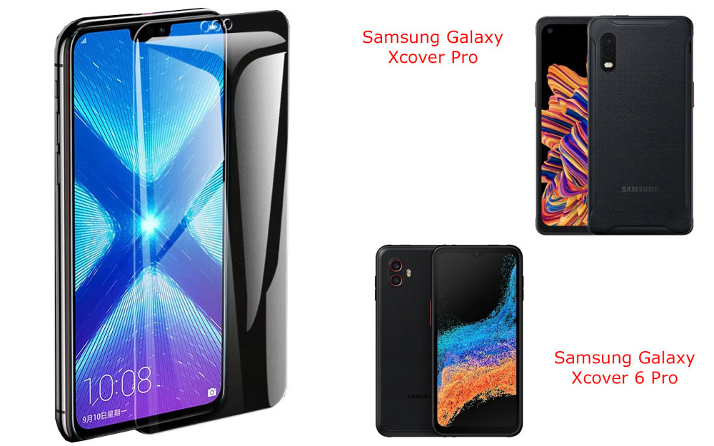 Защитное стекло NeoGlass для Samsung Galaxy Xcover Pro, Xcover 6 Pro – ультрапрозрачное и устойчивое Киев - изображение 2
