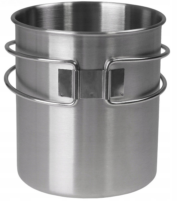 Туристична кружка зі складними ручками 800 мл Mil-Tec (14602800) Нержавіюча сталь Нововолинськ - фото 4