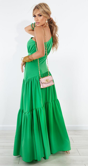 Довга зелена сукня (42) Київ - фото 4