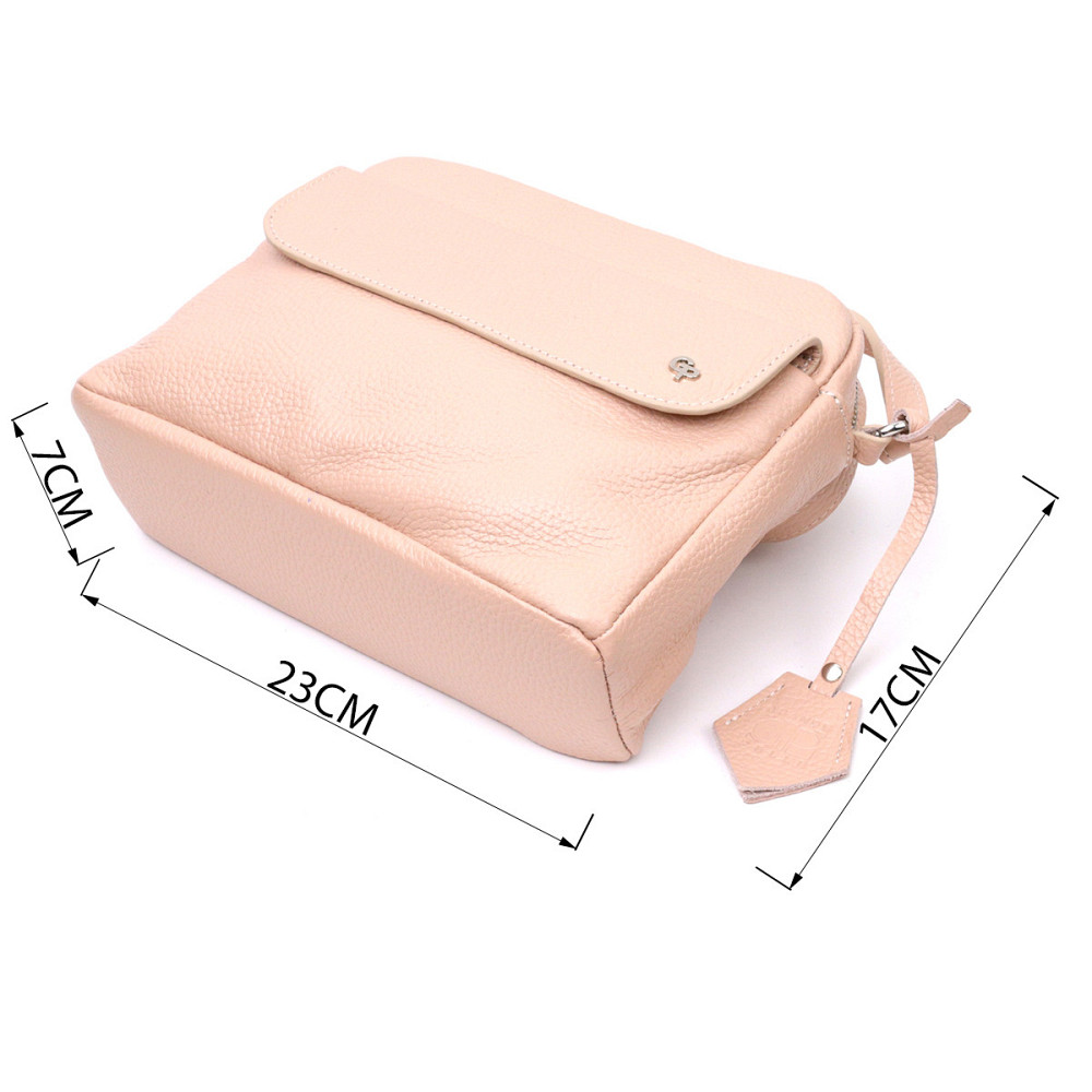 Красивая женская сумка кросс-боди из натуральной кожи (GRANDE PELLE) Киев - изображение 7