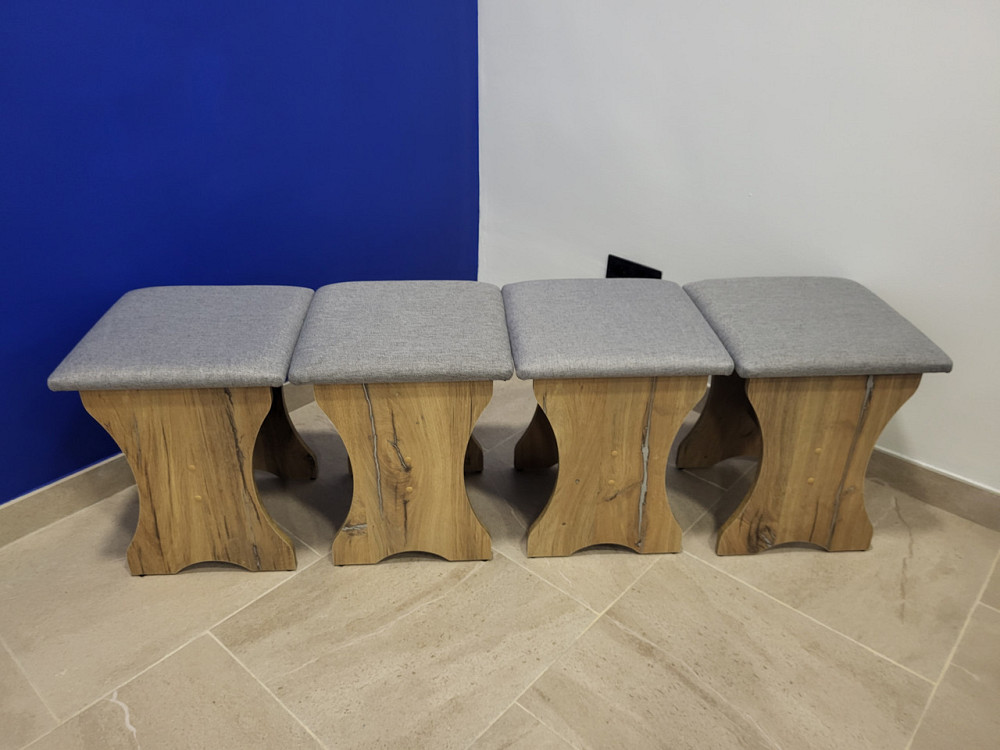 4 табурета (комплект) 35х35х44 см / mebelservice  / Дуб Флагшток Львів - фото 1