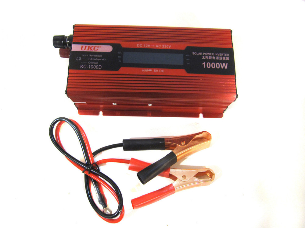 Перетворювач авто інвертор UKC 12V-220V 1000W LCD KC-1000D Винница - изображение 2