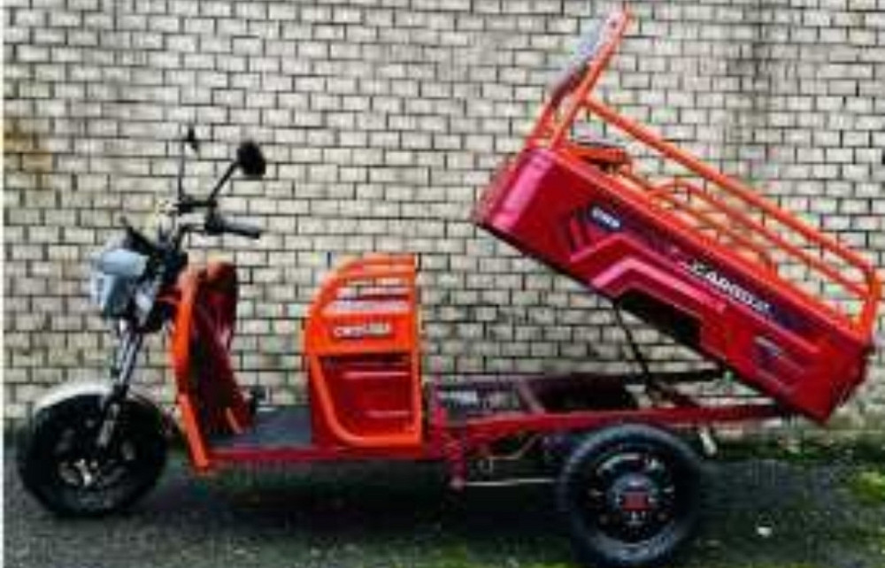 Электротрицикл грузовой Crosser CARGO 12 60V/32Ah/1000W 2025-Красный. Харьков - изображение 3