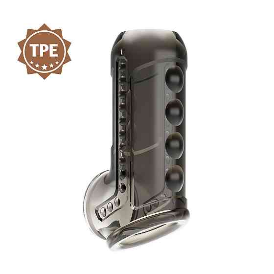 Стимулирующая насадка на пенис Pretty Love - Penis Sleeve Long Smoke, BI-026267 Sex Aura Киев