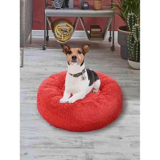 Лежанка для кошек и собак «Ворс» S (40см), Червоний Киев