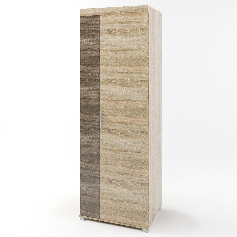 Шкаф распашной Эверест Британия ШП-3 сонома + трюфель (DTM-2304) Львов - изображение 1