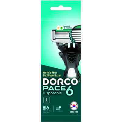 Бритва Dorco Pace 6 для мужчин 6 лезвий 1 шт. (8801038583433) Винница