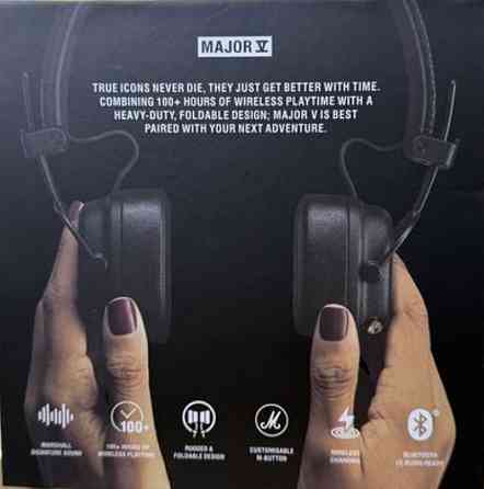 Оригинальный!! Marshall Major 5 Беспроводные наушники. Харьков