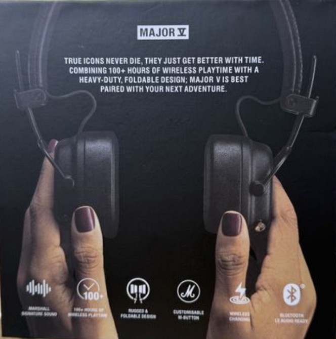 Оригинальный!! Marshall Major 5 Беспроводные наушники. Харьков - изображение 5