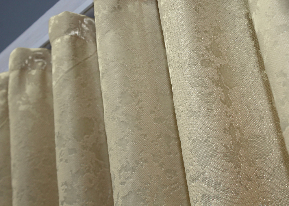 Комплект коротких штор VR-Textil Лен мрамор Pavliani ХО №1270ш 130х170 см 2 шт Бежевый (35-0112) Киев - изображение 5