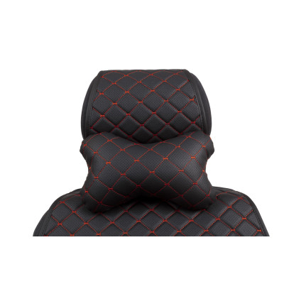 Подушка EVAtech ECO 27х16 см чорна з червоною ниткою (SPCRBR) Вінниця - фото 7