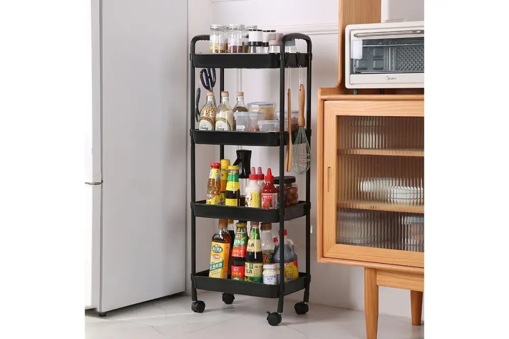 Полка-этажерка на колёсах SKLM-11 (4 яруса) Коломия - фото 3