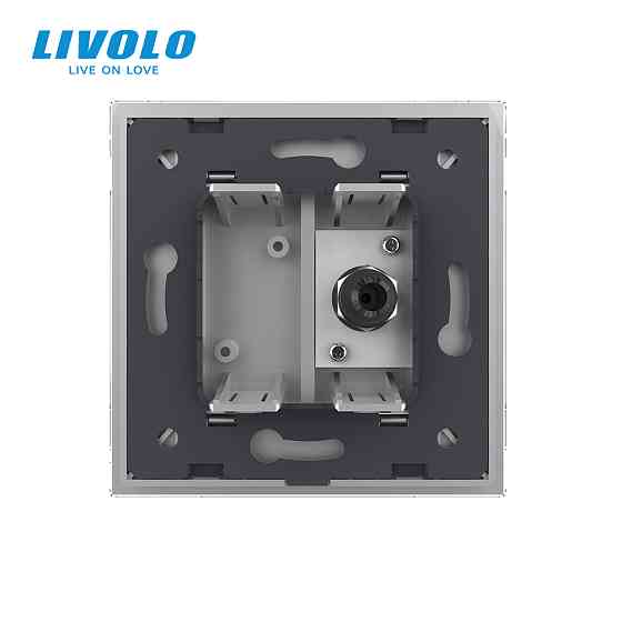 LIVOLO Розетка супутникова SAT Livolo сірий скло (VL-C7FCSL-1IP) Коломия